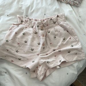 Something Navy Hazel Paperbag Sweatshorts